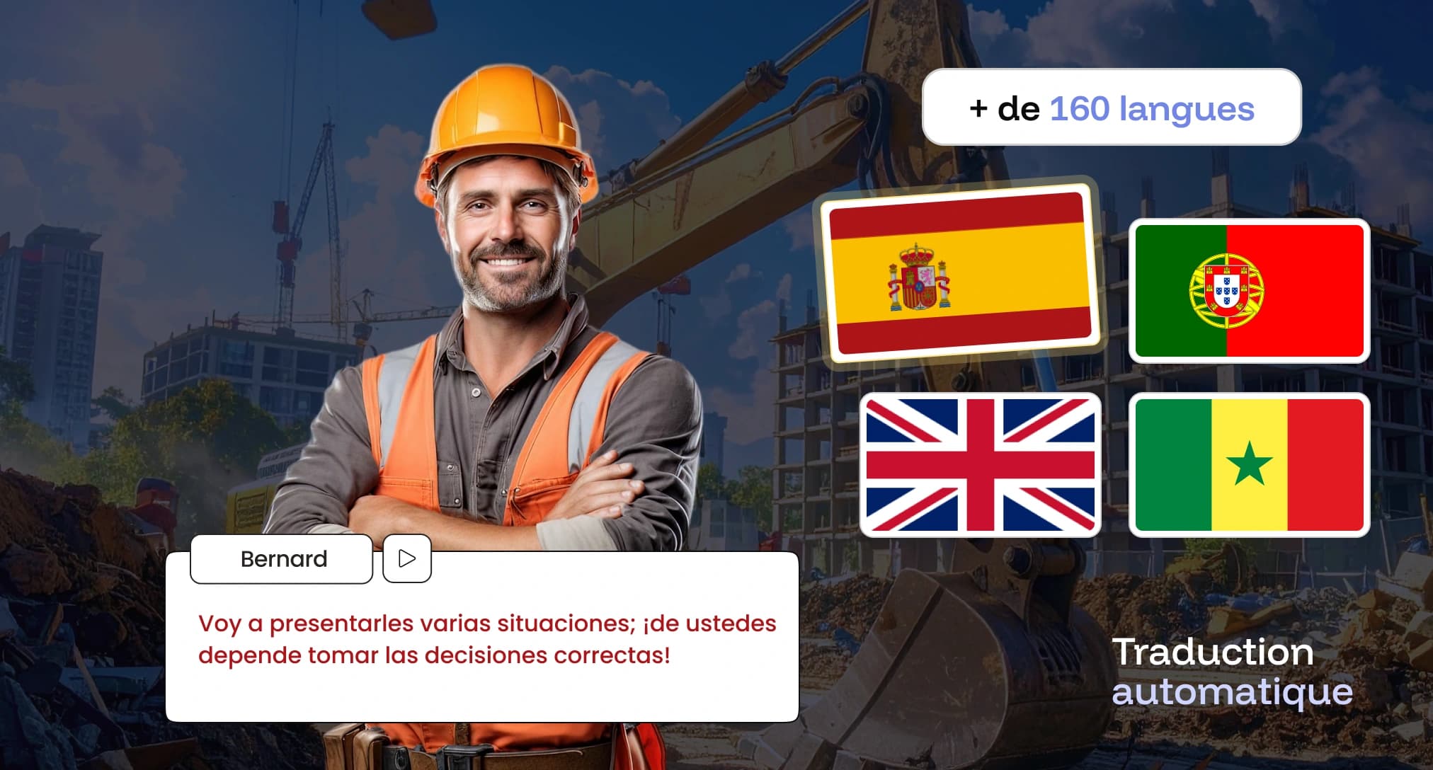 Aperçu de la traduction d'une formation Reequal